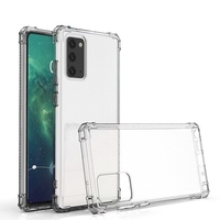 Husa Protectie,, Vafy, compatibila cu Samsung S20, TPU Antisoc, Protectie Colturi, Rezistenta la Impact, 1.5 mm, Transparenta