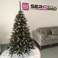 Brad artificial Christmas Deluxe by Sersimo, Frasin de Munte, 2D, 180cm