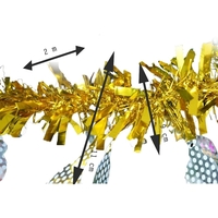 Beteala Craciun, Flippy, auriu, marimea: 2 m x 11 cm x 9 cm material:folie PVC, interior/exterior