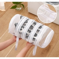 Sac pentru Spalare Incaltaminte, Flippy, pentru Masina de Spalat, 40 x 19 cm, Alb