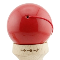 Kendama X Originala RAINBOW, Profesionala, Flippy, Cupe Mari KING SIZE V3, Super Sticky, Gaura in Baza, Rulment Metalic, din lemn 18 cm, Ata 62/65 cm, Rosu/Maro