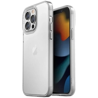 Husa de protectie pentru iPhone 14, cu suport metalic pentru camera, Bracket Series, Vafy, Protectie Antisoc, PC mat, silicon moale pe margini, Transparent