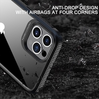 Husa Hibrid Defender MG Series pentru iPhone 14 Plus, Vafy, Protectie Antisoc, Negru