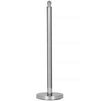 Suport hartie igienica tip tija, 51cm, argintiu cromat