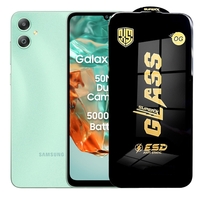 Folie de Sticla pentru Samsung Galaxy M05, Vafy, Sticla Securizata ESD Antistatica, Super-X Privacy OG, cu Margini Negre, Rezistenta la Zgirieturi, 0.35 mm, Transparent