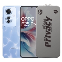 Folie de Protectie pentru Oppo F25 Pro, Vafy, Sticla Securizata ESD Antistatica, Super-X Privacy OG, Margini Negre, 0.30 mm, Transparent Inchis