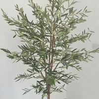 Planta artificiala Atmosphera Maslin decorativ cu ghiveci, 210 cm, verde