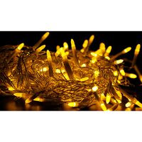 Sectiune Instalatie de Craciun, Vafy®, Tip Turturi, Fara Alimentator, 5m, 143 LED-uri, 8 Jocuri de Lumini, Fir Transparent, Lumina Alb Cald, IP44, Interconectabila