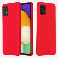 Husa de Protectie, Vafy, pentru Samsung Galaxy A52, din Silicon Lichid, Rosu