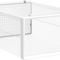 SONGMICS Cutii de pantofi, set de 12 organizatoare stivuibile, structura rezistenta ABS, 34x23x14 cm, transparent