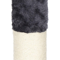 Ansamblu de joaca pentru pisici, tip stalp de catarat pana la tavan, inaltime reglabila, 240 - 265 cm, gri inchis