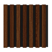 Modul riflaj MDF decorativ LDA PREMIUM de tip panou acustic, Stejar Maro, 30x30 cm