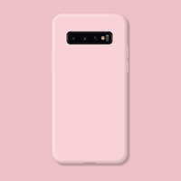 Husa protectie Vafy compatibila cu Samsung Galaxy S10 E Liquid Silicone Case Roz