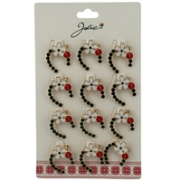 Set 12 Brose Martisor Primavara, Jolie, Model Potcoava cu Floare si Buburuza