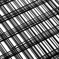 Tarc pentru animale de companie, din fier, forma configurabila, cu usa de acces, XXL, 120x120x60cm, negru