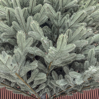 Brad artificial Christmas Deluxe by Sersimo, Laponia Select argintiu, integral 3D, 230cm