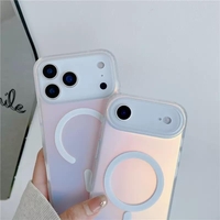 Husa Telefon, Vafy, Compatibila iPhone 17 Pro Max, Model Cameleon, Magsafe, Schimbare Gradient de Culoare din Unghiuri Diferite, Multicolor