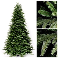 Brad Artificial de Craciun, Flippy, 1.8 m inaltime, Verde crud, Interior/ Exterior, 1038 ramuri