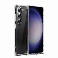 Husa de Protectie, Vafy, Compatibila cu Samsung Galaxy A55 5G, TPU Antisoc, Protectie Colturi, 1.5 mm Transparent