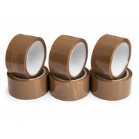 Set 36 Role Banda Adeziva, Low Noise, 5cm x 66 m, Ambalare Colete/Pachete, Maro