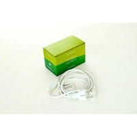 Instalatie Craciun, 50 m, 1200 Led-uri ,Franjuri, Alb cald, Flash, Alimentator, Interconectabila, Prelungitor 6.5 m inclus, Fir Transparent Cauciucat, 220v, Vafy
