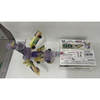 Jucarie Transformabila 2in1, Flippy, Crystal Wing Flying Dragon, Masina/Dragon, Atractie Magnetica, Fluorescent, +3 Ani, din ABS, Multicolor