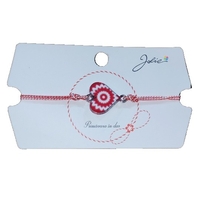 Martisor Bratara Traditionala, Snur Alb Rosu, Multiple Modele de pandantiv cu specific Traditional