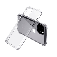 Husa de Protectie, Vafy, Compatibila cu Apple iPhone 16 Pro Max, TPU Antisoc, Protectie Colturi, 1.5 mm Transparent