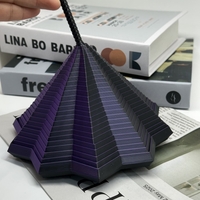 Jucarie Decompresie, Flippy, Model Stea 3D, DuoChrome, Maner Spirala, Turn Magic Geometric, Multiple Forme, Anti-stress, 8.6 cm, Negru/Mov