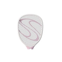 Paleta Electrica pentru Tantari, Muste sau Insecte LED, Flippy, Plastic, Casa si Gradina, Anti-insecte, Alb-Roz