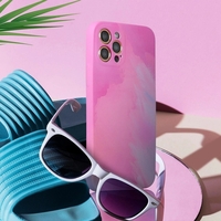 Husa protectie Vafy compatibila cu Apple iPhone XR Tpu Ombre, Roz/Mov