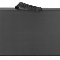 Banca pliabila pentru gradina sau catering, HDPDE, 180x28x43cm, negru