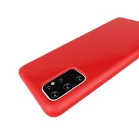 Husa protectie Vafy compatibila cu Samsung Galaxy S21 Ultra Liquid Silicone Case Rosu