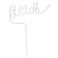 Pai de Plastic, Flippy, Model Bride, Tematica Nunta, Diametru 0.5 cm, Alb