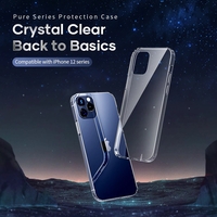 Husa TPU pentru iPhone 14 Plus, Vafy, Silicon, Protectie Antisoc, Transparenta