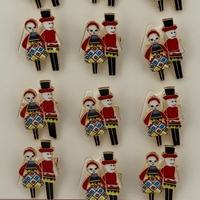 Set 12 Brose Martisor Primavara, Jolie, Model Cuplu Traditional, Multicolor