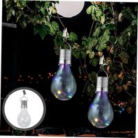 Lampa Solara LED, Flippy, Model Bec, pentru Exterior, IP65, Lumina Multicolora, Transparent