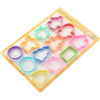 Set 12 forme pentru prajituri Flippy, material polipropilena, diverse forme, pentru orice ocazie, adancime 1.6 cm, 23.3 x 33.5 x 1.8 cm, multicolor