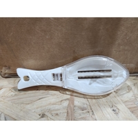Curatator de Solzi de Peste, Vafy, Manual, Forma Peste, cu Compartiment de Colectare, din Plastic, 15.5x5.5 cm, Alb