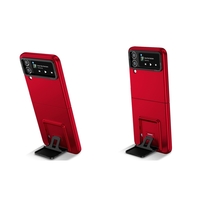 Husa de Protectie, Vafy, pentru Samsung Galaxy Z Flip 5, din PC, cu Pliere Tridimensionala, Multifunctionala, Rosie