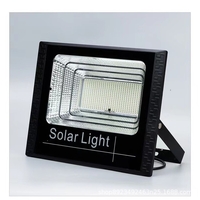 Proiector LED SMD 300W cu incarcare solara Flippy, panou solar, cu telecomanda, suport prindere, material ABS, 18AH, 400 LED-uri, temperatura culoare 6500k, 32x26x9 cm, negru