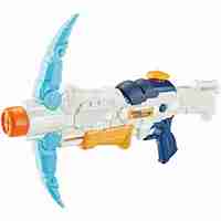 Pistol cu Apa, Flippy, +6 Ani, Rezervor 700 ml, 4 Moduri de Stropire, din Plastic, 56 x 37 x 23 cm, Alb