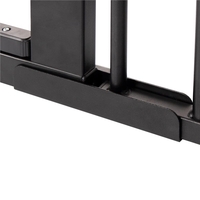 Poarta de siguranta Safety Gate pentru scari, ajustabila 75-82 cm, din otel, neagra