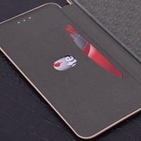 Husa de protectie Vafy compatibila cu Samsung Galaxy A11 Magnet Book Case Auriu