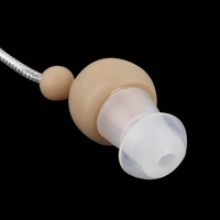 Aparat Auditiv BTE Reincarcabil, Flippy, JZ-1088F, Aparat Auditiv Auxiliar cu Statie de Incarcare, In EAR, Amplificator de Sunet, din ABS Silicon, Bej