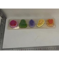 Jucarie Montessori din Lemn, Flippy, Tip Puzzle, cu 5 Forme Asimetrice, 15 Piese, Model Fructe, Educativa, Interactiva, Creativa, Materiale Non Toxice, +2 Ani, 29x6.5 cm, Multicolor