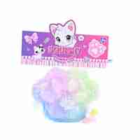 Jucarie Antistres Squishy, Flippy, Labuta de Pisica Squeeze Toys, cu Revenire Lenta, 7.5 cm, Model 270531, Multicolor
