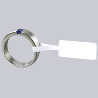 Rola Etichete Bijuterii, Flippy, 1000 et./rola, din Plastic, 90 x 30 mm, Alb