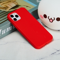 Husa protectie compatibila cu Huawei P40 Lite Liquid Silicone Case Rosu