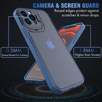 Husa de Protectie, Vafy, Bracket Series, pentru Apple iPhone 14 Plus, cu Suport si Protectie Camera, Albastru